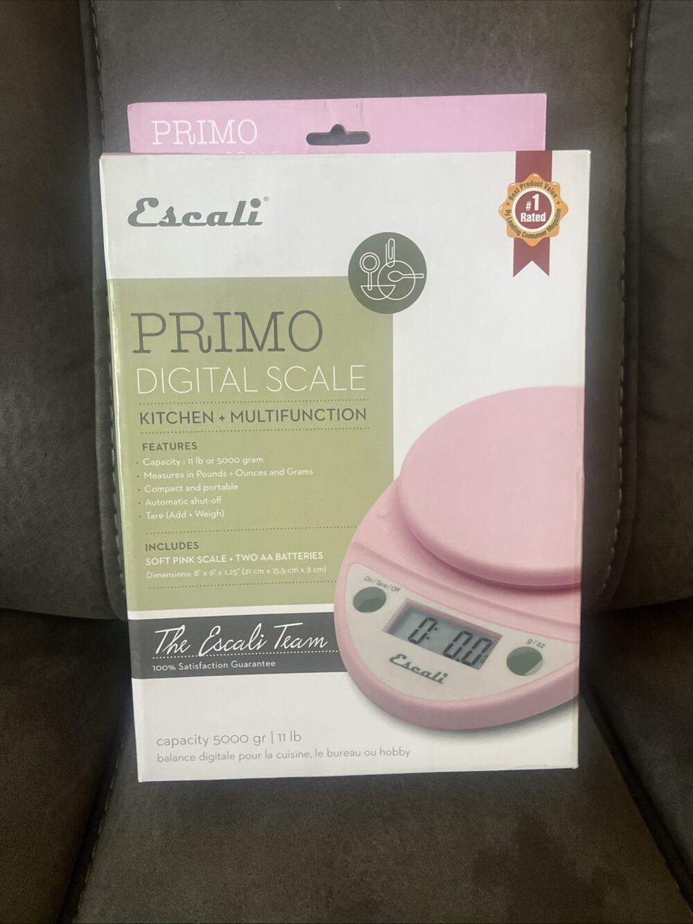 Escali Primo Digital Food Scale Multi-Functional Kitchen Scale. Pink!! New!!